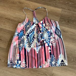 Colorful tank top / blouse